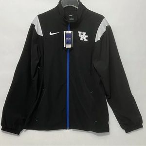 Nike Kentucky UK Wildcats Full Zip On Field Black Jacket